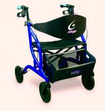 AMG Airgo Excursion XWD Extra Wide Side Folding Wheeled Walker Rollator